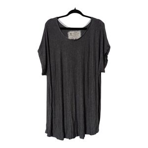 Farmhouse Frocks Cuffed Short Sleeve Tunic Blouse